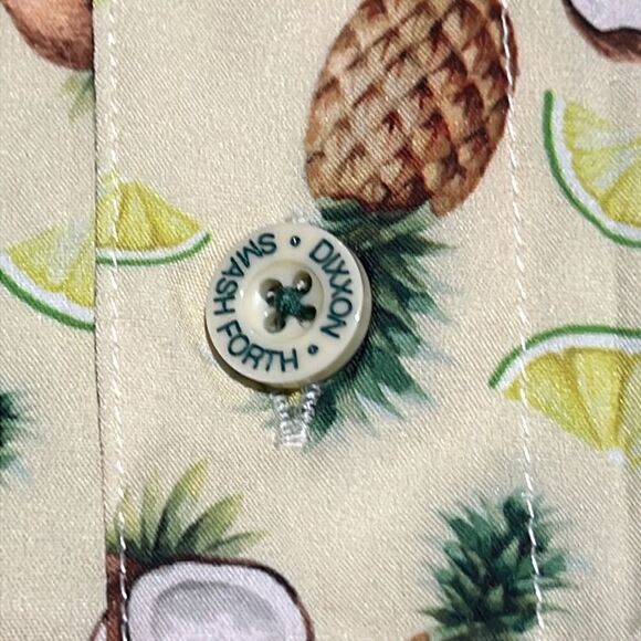 Dixxon Flannel Company Fist pineapple, piña colada casual button down - Picture 5 of 7